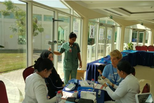 Thumbay Hospital Day Care – University City Road, Sharjah conducted a Diabetic Awareness Camp at Sharjah Women’s College