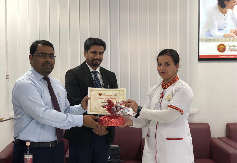 Thumbay Hospital Day Care Rolla Sharjah Celebrates International Nurses Day 2019