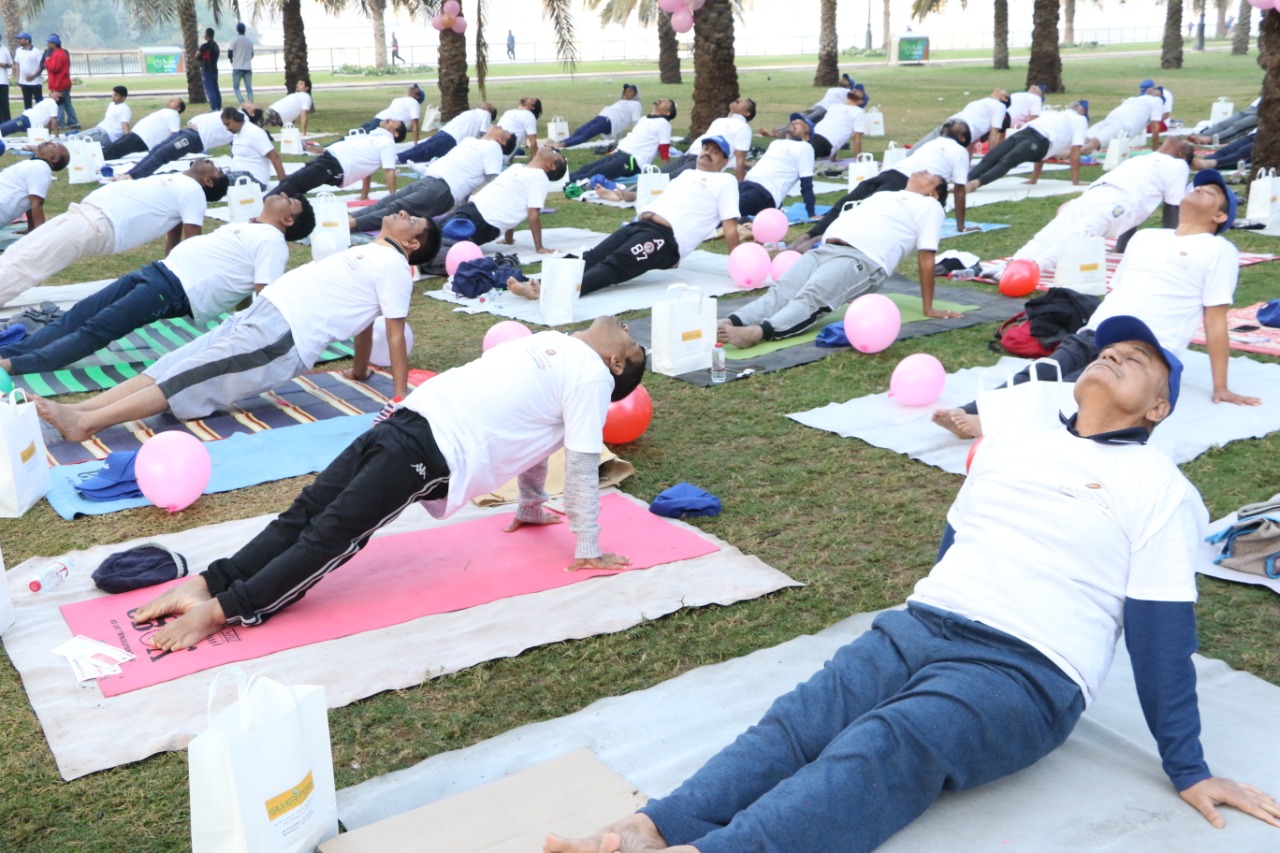 Thumbay Hospital Day Care Rolla Sharjah Conducted Mega Yoga Session