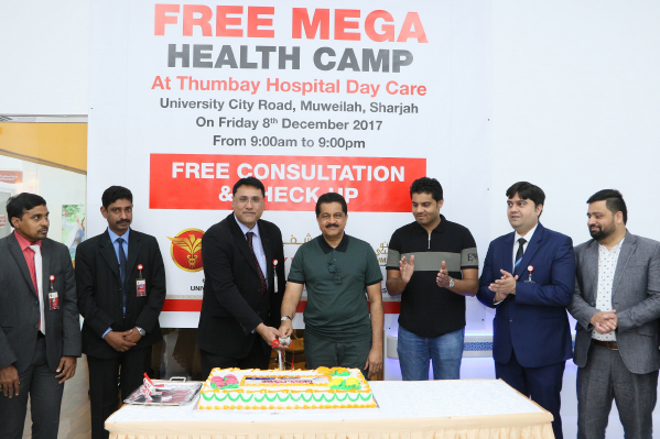 Hundreds Attend Free Mega Health Camp Organized by Thumbay Hospital Day Care to Avail Specialist Consultations, Diagnostic Tests and Medicines