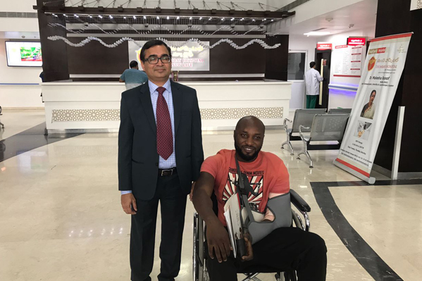 Nigerian Patient with Severe Fracture Recovers after Emergency Surgery at Thumbay Hospital Hyderabad