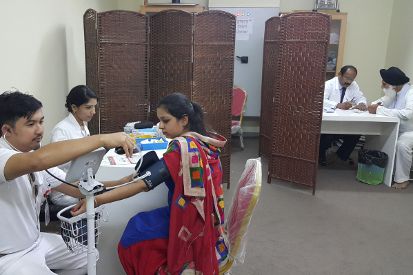 Thumbay Hospital Day Care – University City Road, Sharjah conducted a health awareness program at Gurudwara Dubai