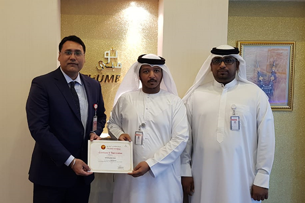 Thumbay Hospital Day Care Muweilah Organizes Iftar Party for Sharjah Taxi Employees