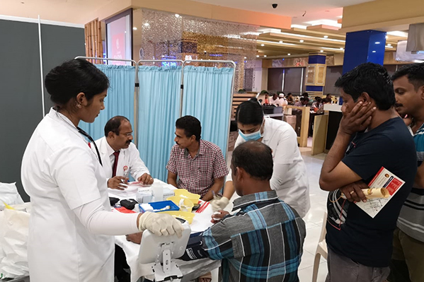 Thumbay Hospital Day Care, University City Road Muweilah-Sharjah Conducts Free Health Camp at Nesto Hypermarket Muweila Sharjah