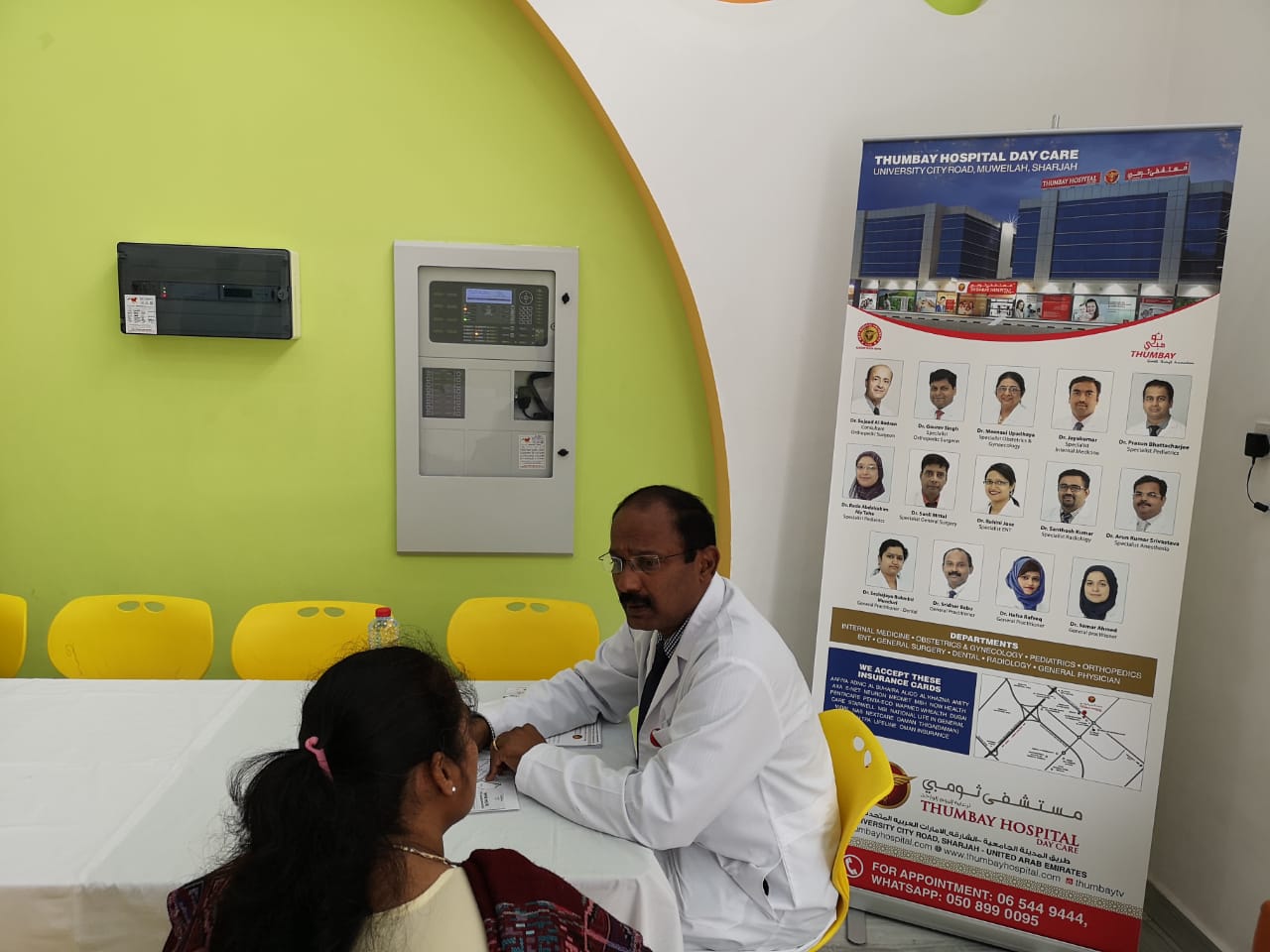 Thumbay Hospital Day Care, Muweilah-Sharjah Conducts Free Health Camp at Ambassador School Sharjah