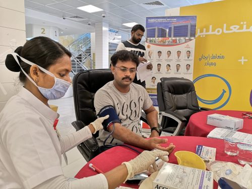 Thumbay Hospital Day Care, University City Road Muweilah-Sharjah Conducts Free Health Camp at Tasheel Sharjah on the occasion of World Health Day.